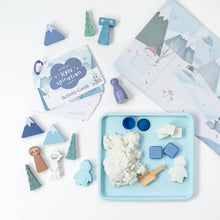 Load image into Gallery viewer, Kinspiration Kit - Yeti&#39;s Best Snow Day - Wooden Sensory Kit