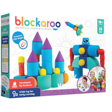 Load image into Gallery viewer, Castle - Blockaroo Magnetic Foam Blocks