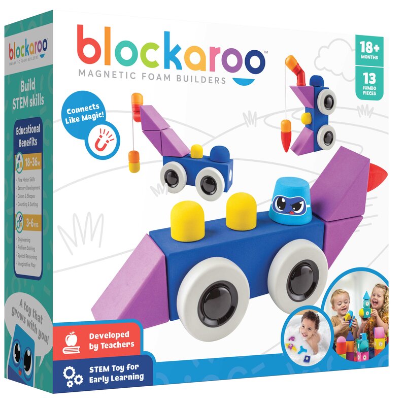 Roadster - Blockaroo Magnetic Foam Blocks