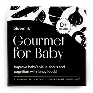Gourmet for Baby High Contract Cards for Cognitive Fun