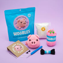 Load image into Gallery viewer, Bacon the Pig Beginner Crochet Kit