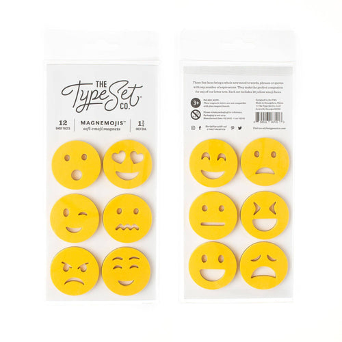 Magnemojis  12pcs Soft Magnetic Emojis
