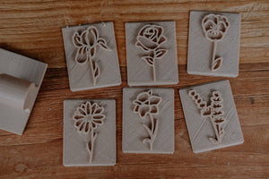 Flower Eco Stamp Set (No Handle)