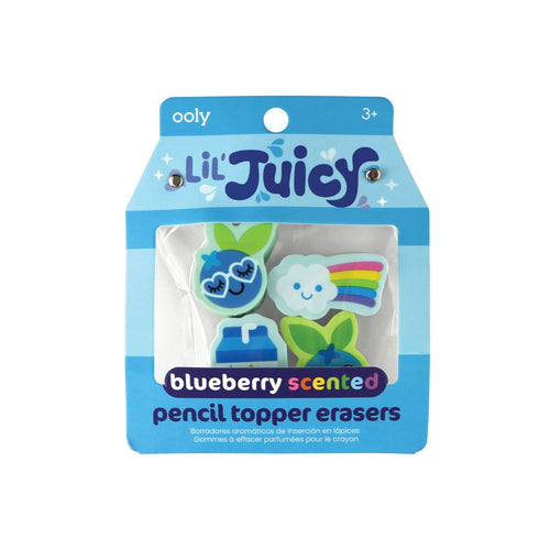 Lil' Juicy Scented Topper Eraser - Blueberry