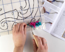 Load image into Gallery viewer, Unicorn Latch Hooking Kit