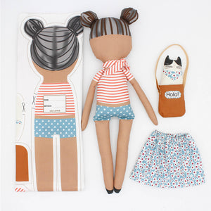 Cut & Sew DIY Doll Kit