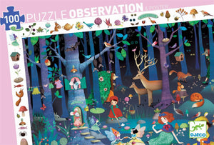 Enchanted Forest Observation Jigsaw Puzzle + Poster