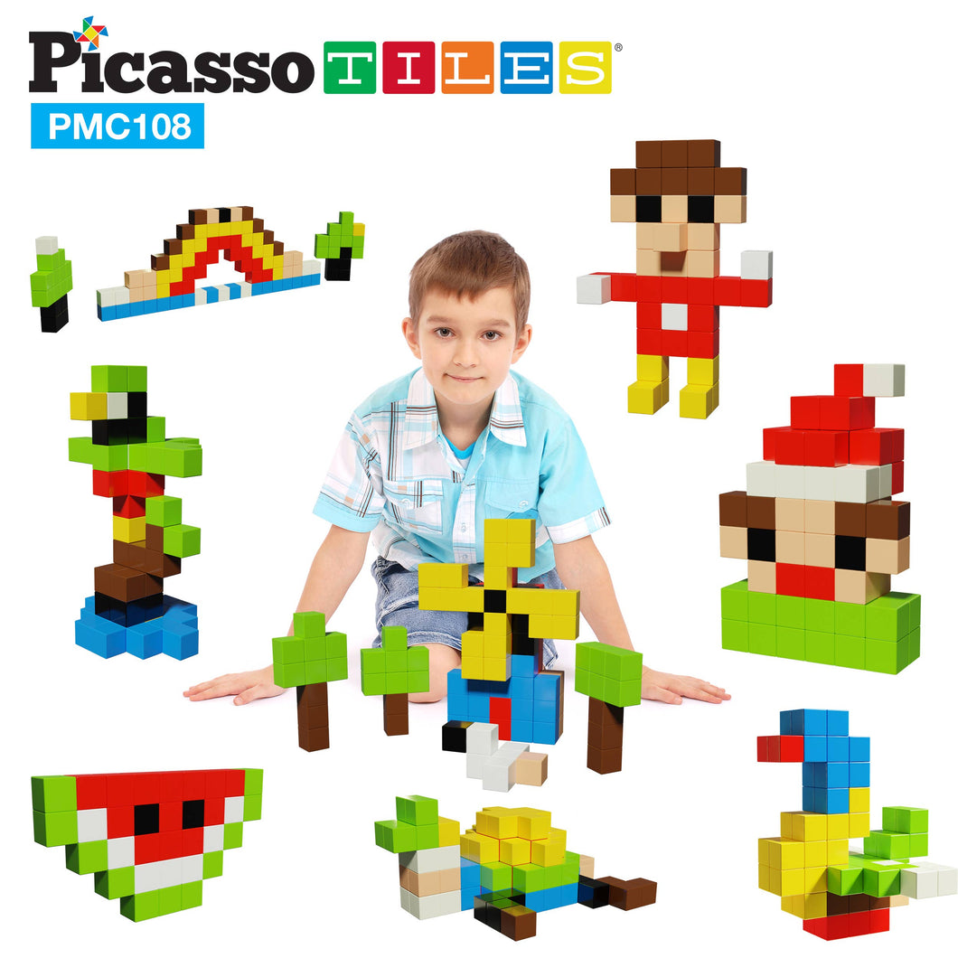 Magnetic Puzzle Cube Set - 108 Piece
