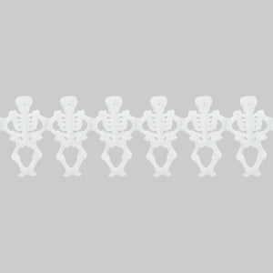 Skeleton Garland 3m White