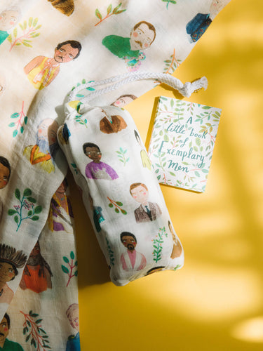 Exemplary Men Swaddle Blanket + Book