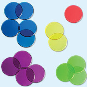 TRANSPARENT COUNTERS/MANIPULATIVES - 250 PCS