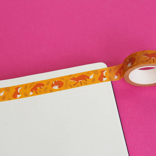 Frolicking Foxes Washi Tape