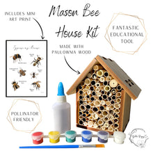 Load image into Gallery viewer, Build a Bee House Kit, Mason Bee House Kit Educational Craft