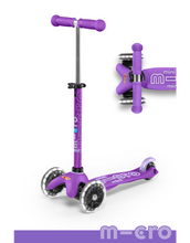 Load image into Gallery viewer, Micro Mini Deluxe Kickboard LED Scooter
