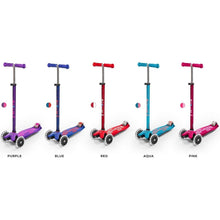 Load image into Gallery viewer, Maxi Deluxe Micro kickboard Scooter with LED Wheels