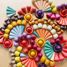 Load image into Gallery viewer, Wooden Mandala Toy - Loose Part