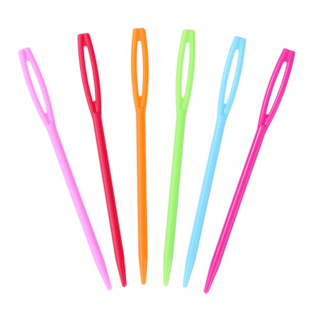 Plastic needle for crafts
