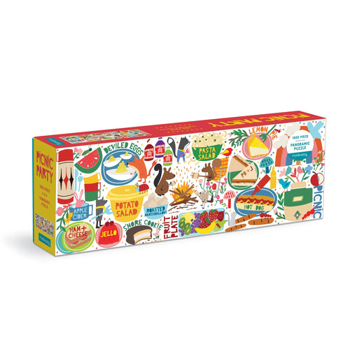 Picnic Party Panoramic Family Puzzle (1000pc)