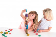 Load image into Gallery viewer, Stacking Tower Numbers in Montessori Colors - (34 pcs)