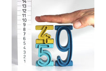 Load image into Gallery viewer, Stacking Tower Numbers in Montessori Colors - (34 pcs)