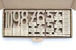 Tower Stacking Numbers 100 numbers - (34 pieces)