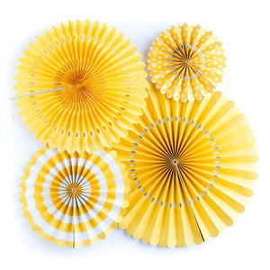 PAPER PARTY FAN SET